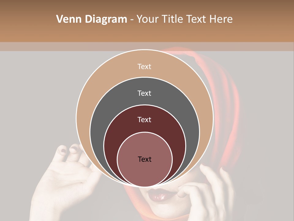 A Woman Wearing Sunglasses And A Red Scarf PowerPoint Template