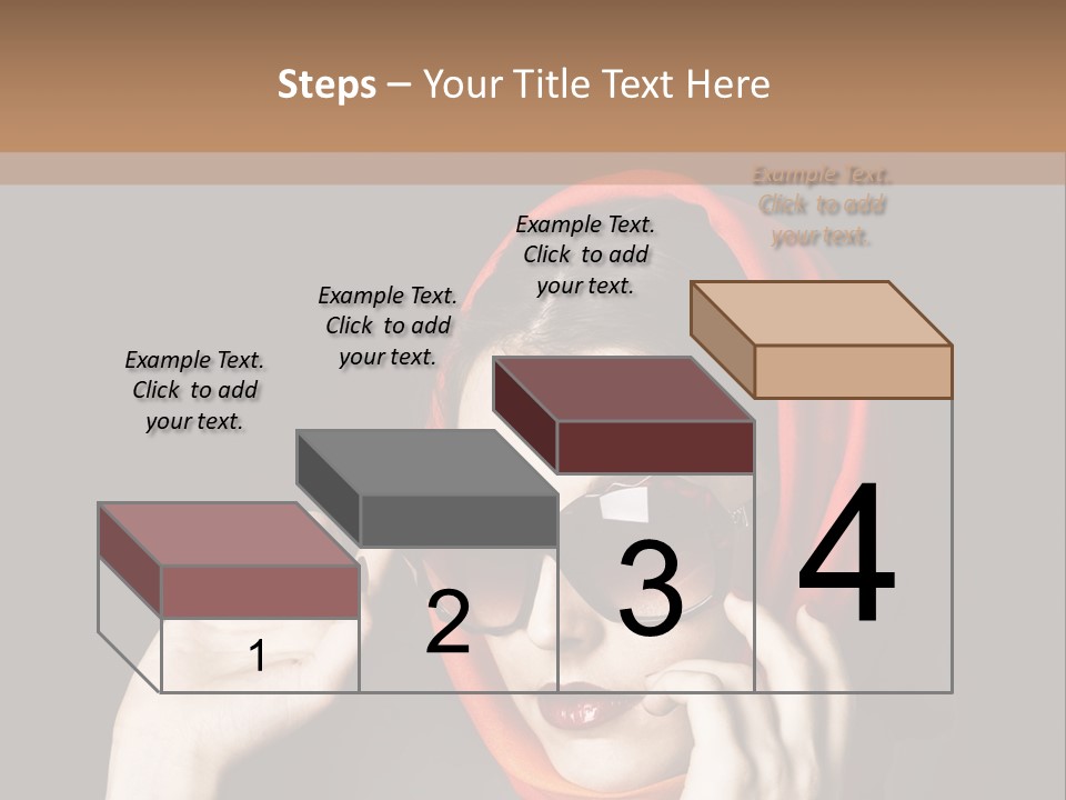 A Woman Wearing Sunglasses And A Red Scarf PowerPoint Template