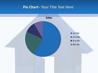 A Blue House Powerpoint Presentation Template PowerPoint Template