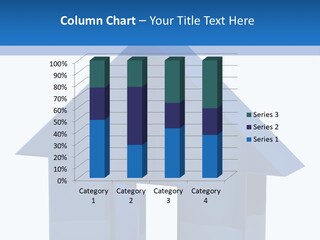 A Blue House Powerpoint Presentation Template PowerPoint Template