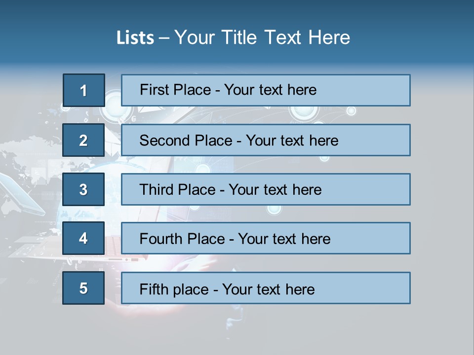 A Person Holding A Laptop In Their Hands PowerPoint Template