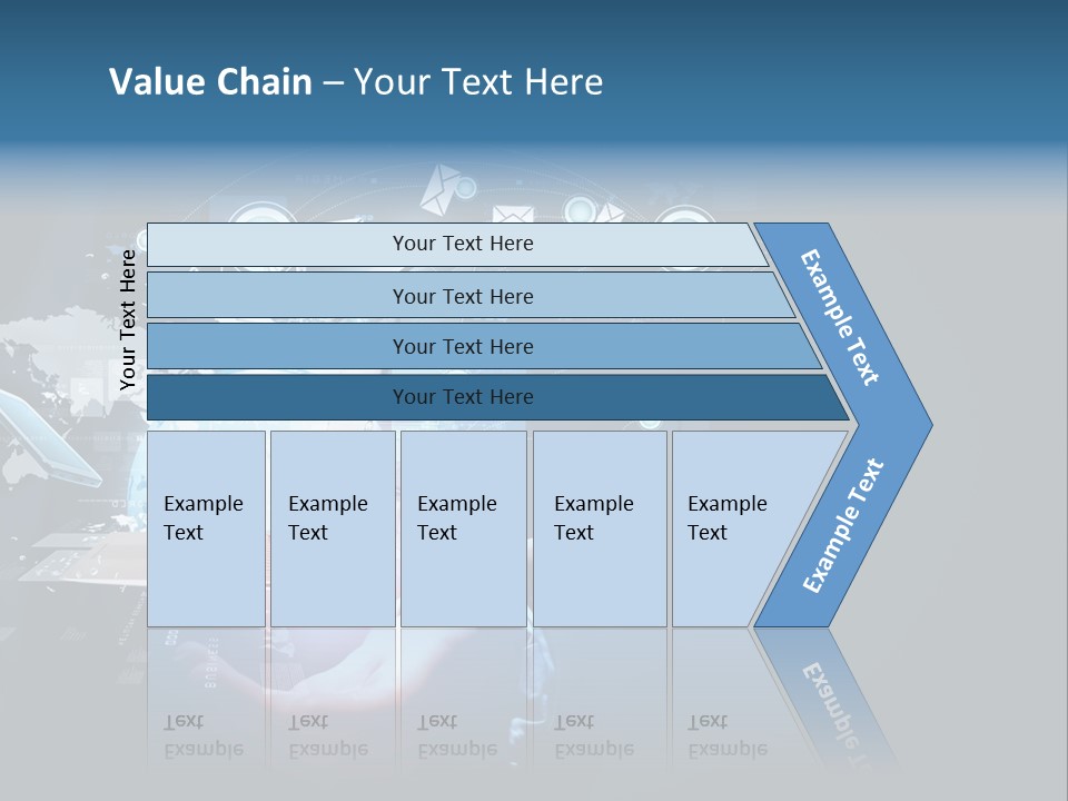 A Person Holding A Laptop In Their Hands PowerPoint Template