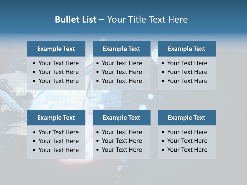A Person Holding A Laptop In Their Hands PowerPoint Template
