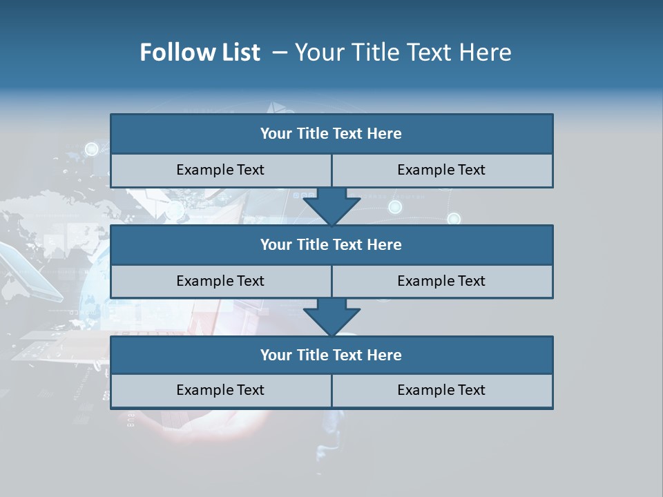 A Person Holding A Laptop In Their Hands PowerPoint Template