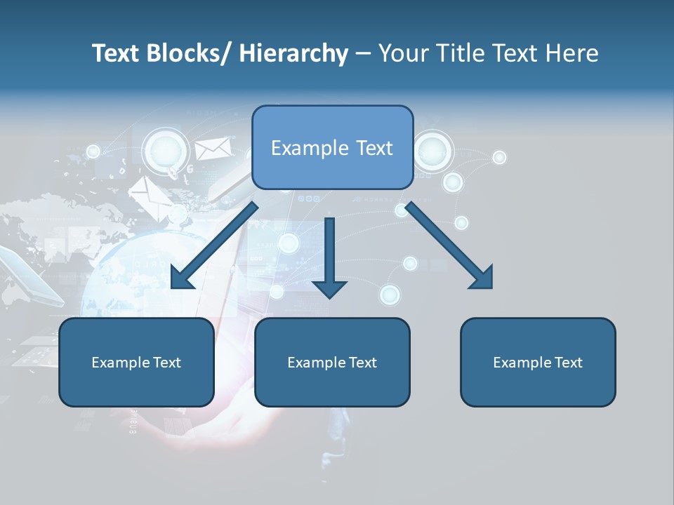 A Person Holding A Laptop In Their Hands PowerPoint Template