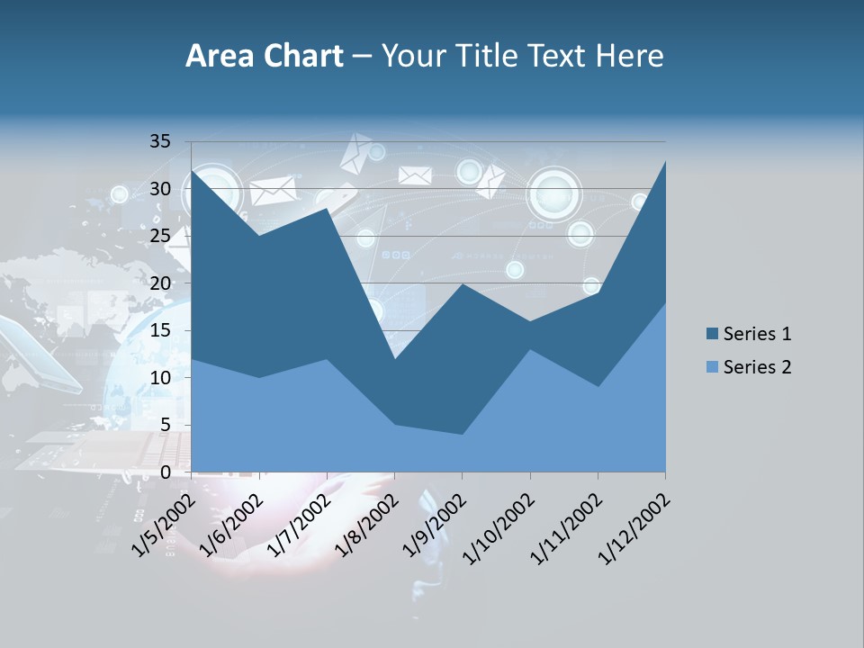 A Person Holding A Laptop In Their Hands PowerPoint Template