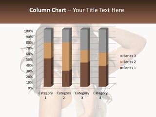 A Woman With Long Dark Hair Is Posing For A Picture PowerPoint Template