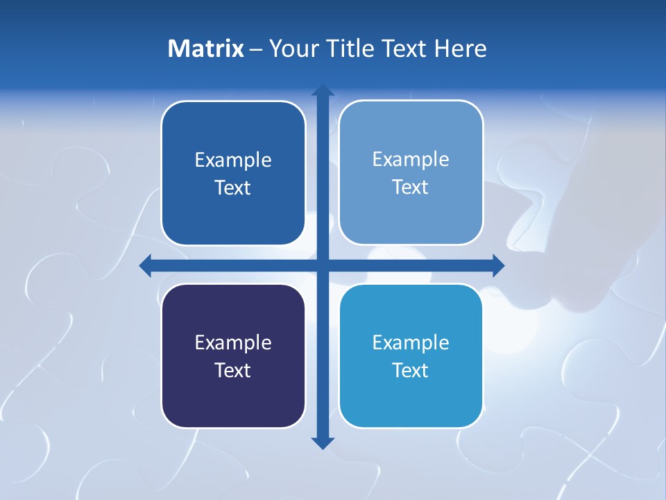 A Person Holding A Piece Of A Puzzle PowerPoint Template