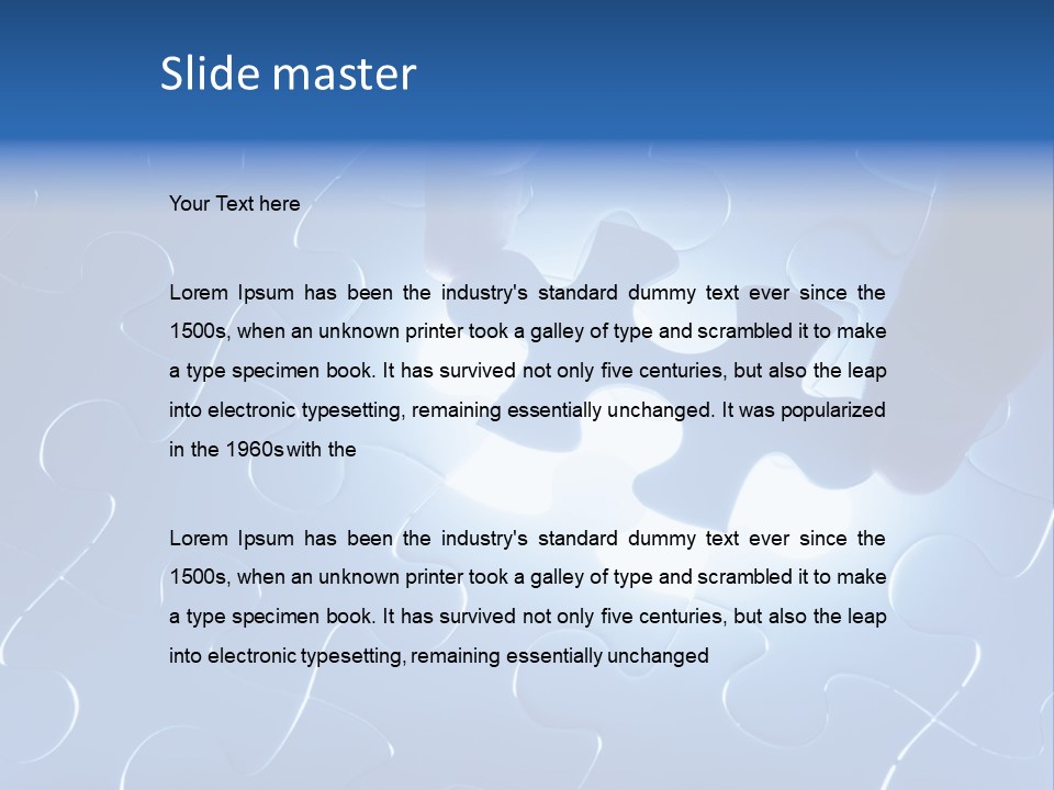 A Person Holding A Piece Of A Puzzle PowerPoint Template