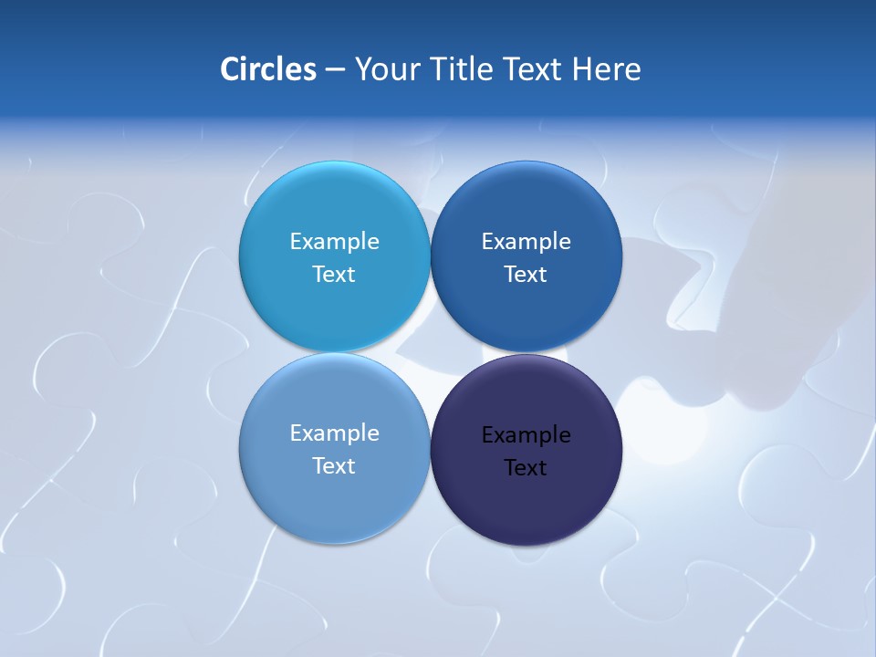 A Person Holding A Piece Of A Puzzle PowerPoint Template