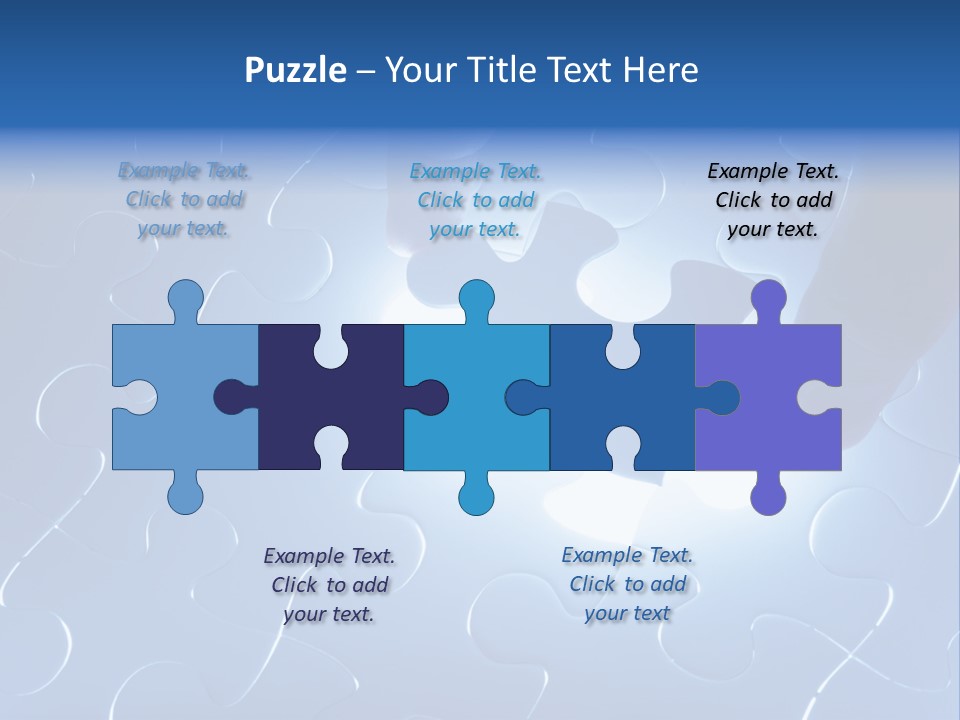 A Person Holding A Piece Of A Puzzle PowerPoint Template