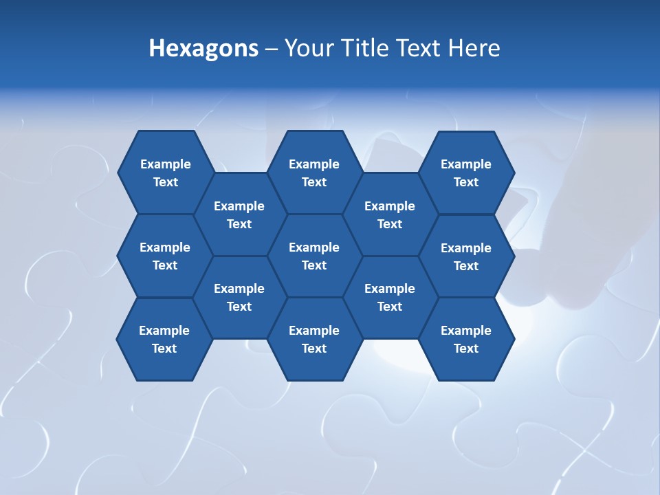 A Person Holding A Piece Of A Puzzle PowerPoint Template