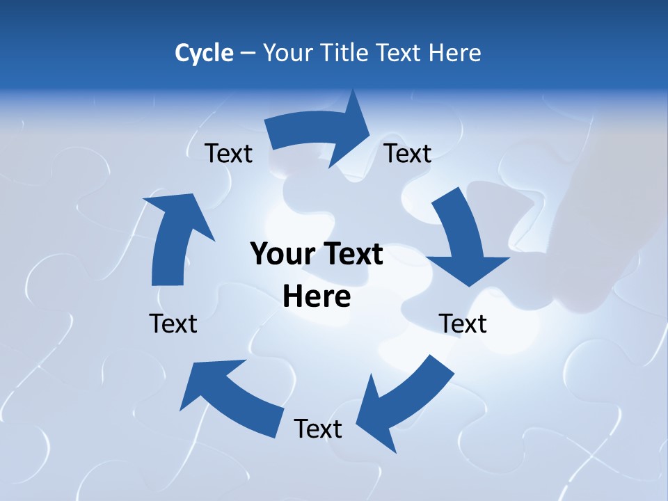 A Person Holding A Piece Of A Puzzle PowerPoint Template