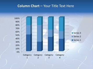 A Person Holding A Piece Of A Puzzle PowerPoint Template