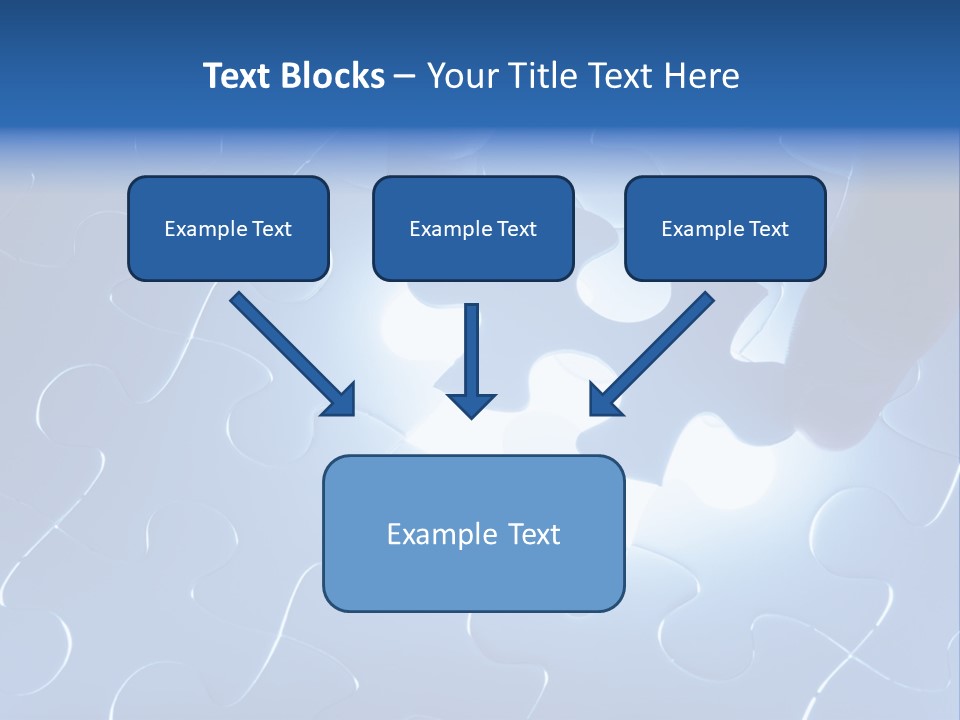 A Person Holding A Piece Of A Puzzle PowerPoint Template