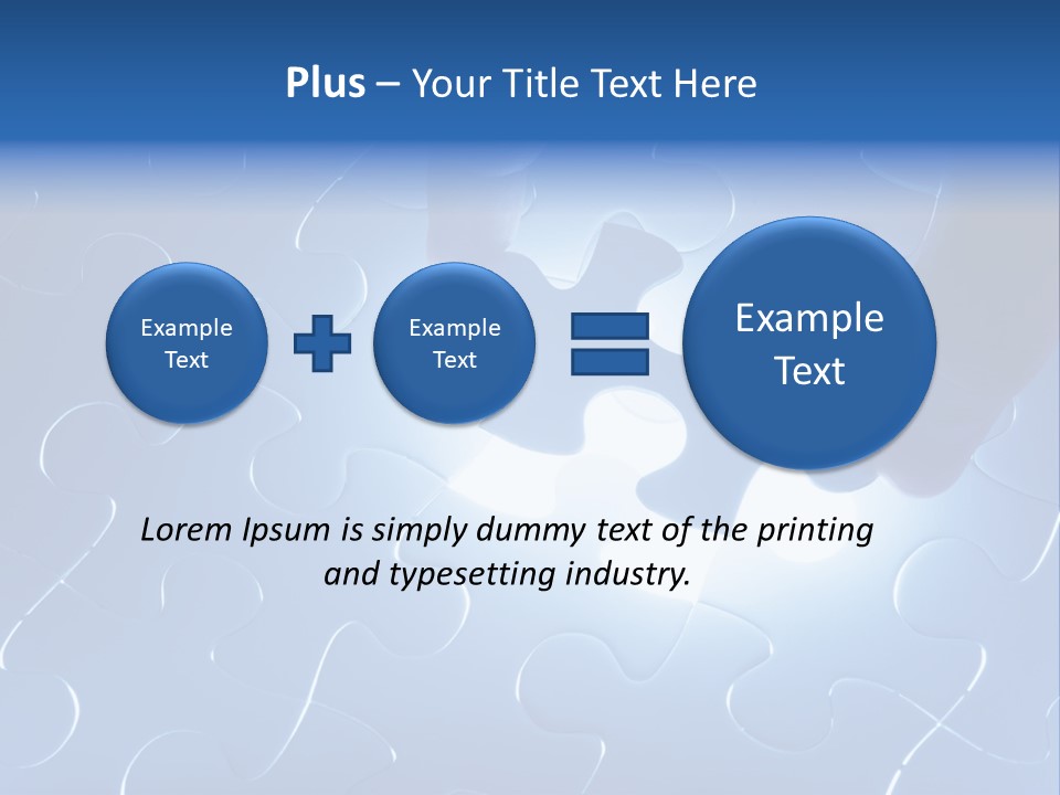 A Person Holding A Piece Of A Puzzle PowerPoint Template