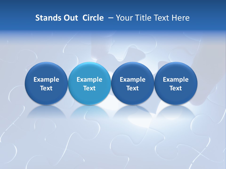 A Person Holding A Piece Of A Puzzle PowerPoint Template