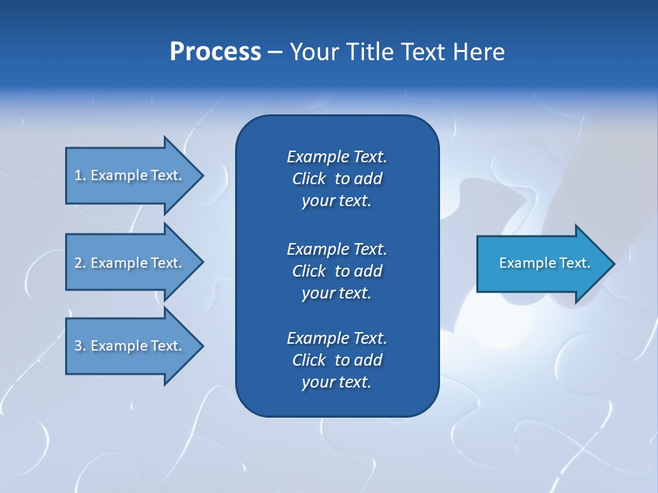 A Person Holding A Piece Of A Puzzle PowerPoint Template