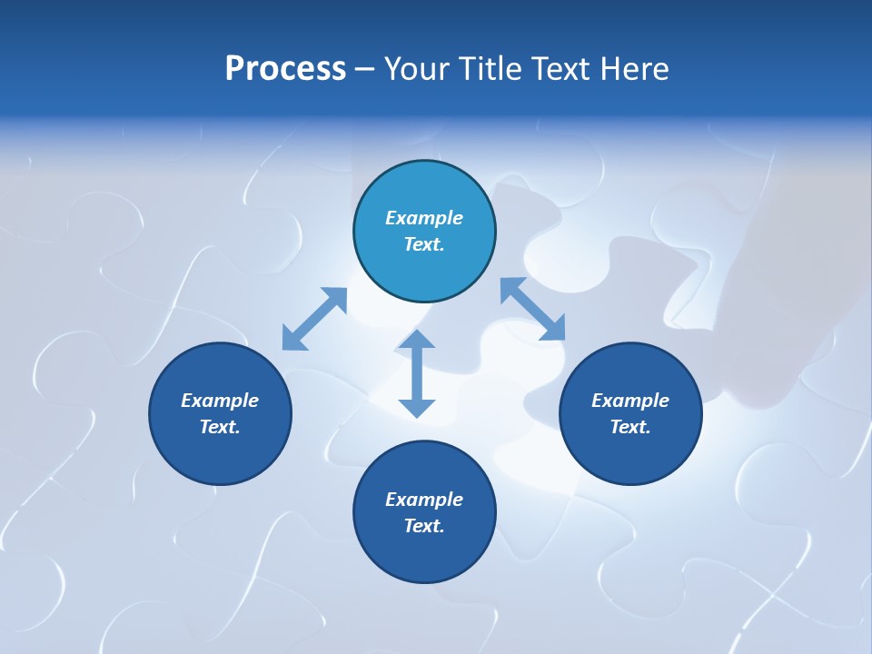 A Person Holding A Piece Of A Puzzle PowerPoint Template