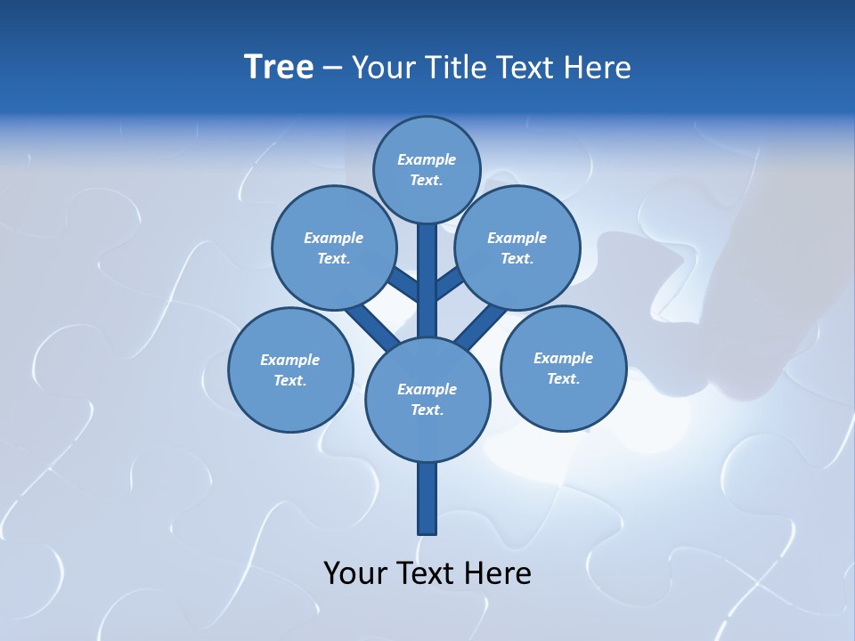 A Person Holding A Piece Of A Puzzle PowerPoint Template