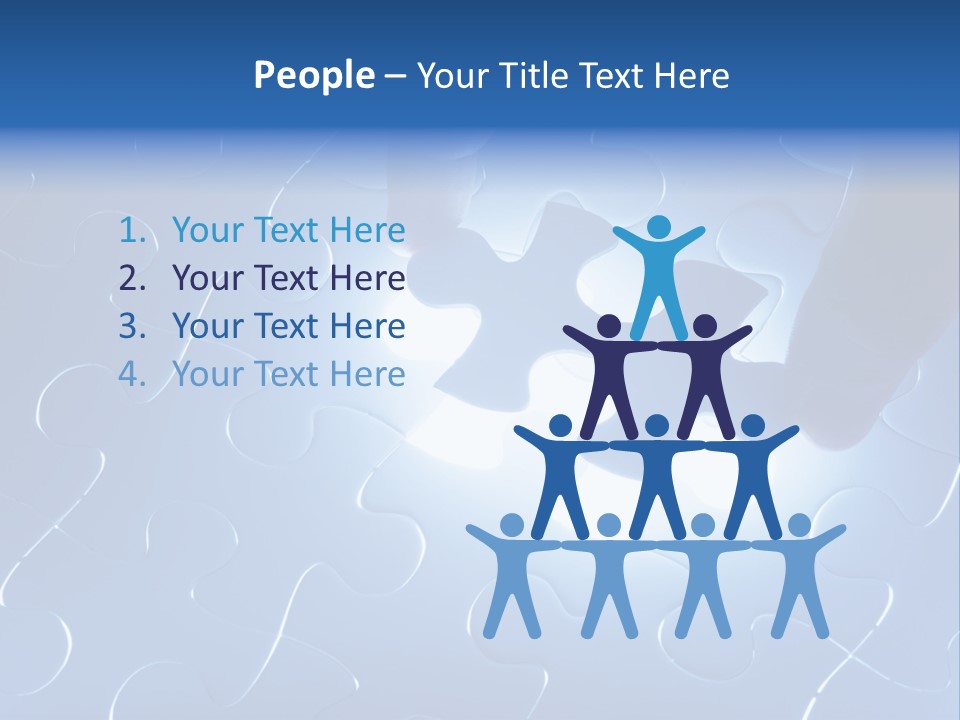 A Person Holding A Piece Of A Puzzle PowerPoint Template