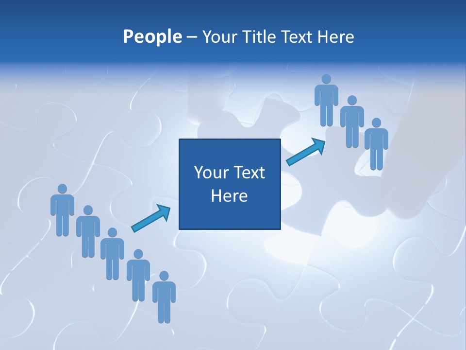 A Person Holding A Piece Of A Puzzle PowerPoint Template