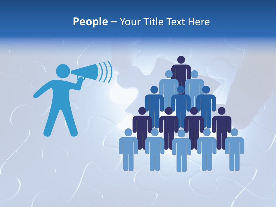 A Person Holding A Piece Of A Puzzle PowerPoint Template