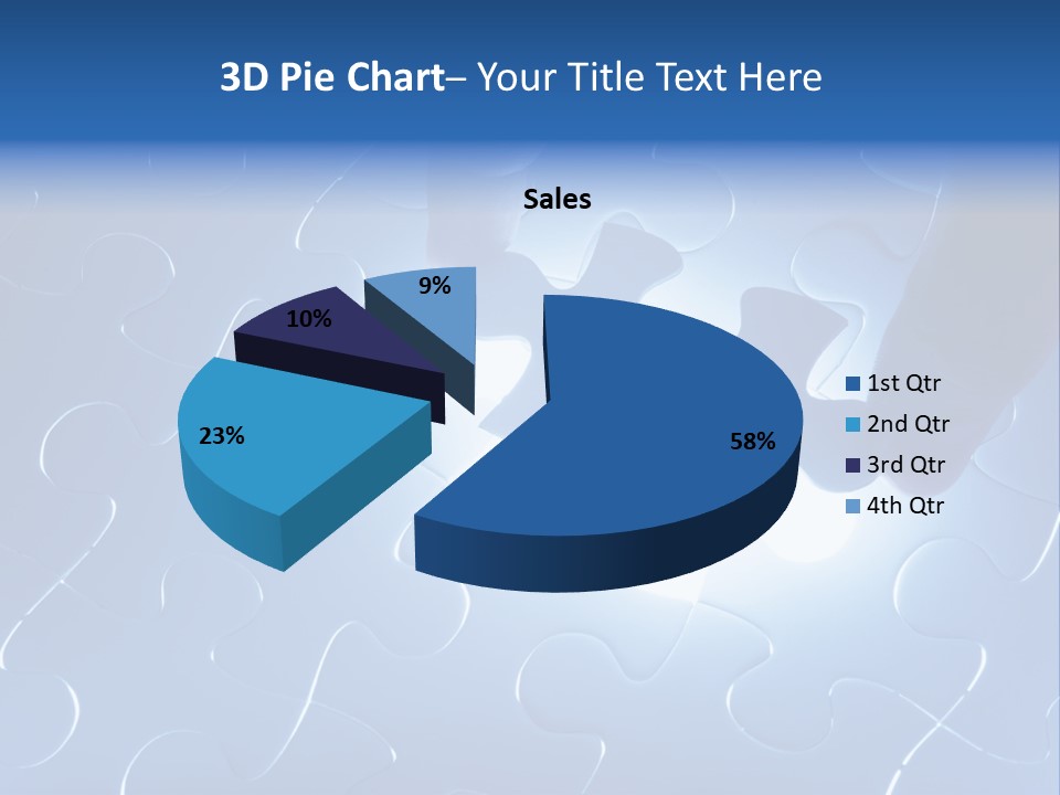 A Person Holding A Piece Of A Puzzle PowerPoint Template