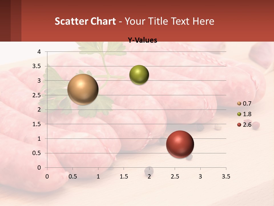 A Bunch Of Sausages With Parsley On Top Of Them PowerPoint Template