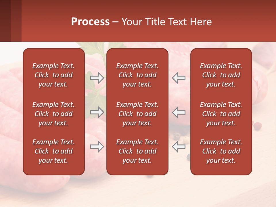 A Bunch Of Sausages With Parsley On Top Of Them PowerPoint Template