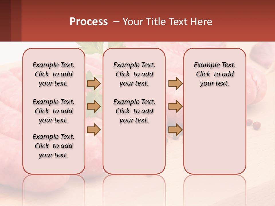 A Bunch Of Sausages With Parsley On Top Of Them PowerPoint Template