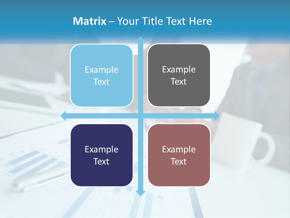 A Group Of Business People Sitting Around A Table PowerPoint Template
