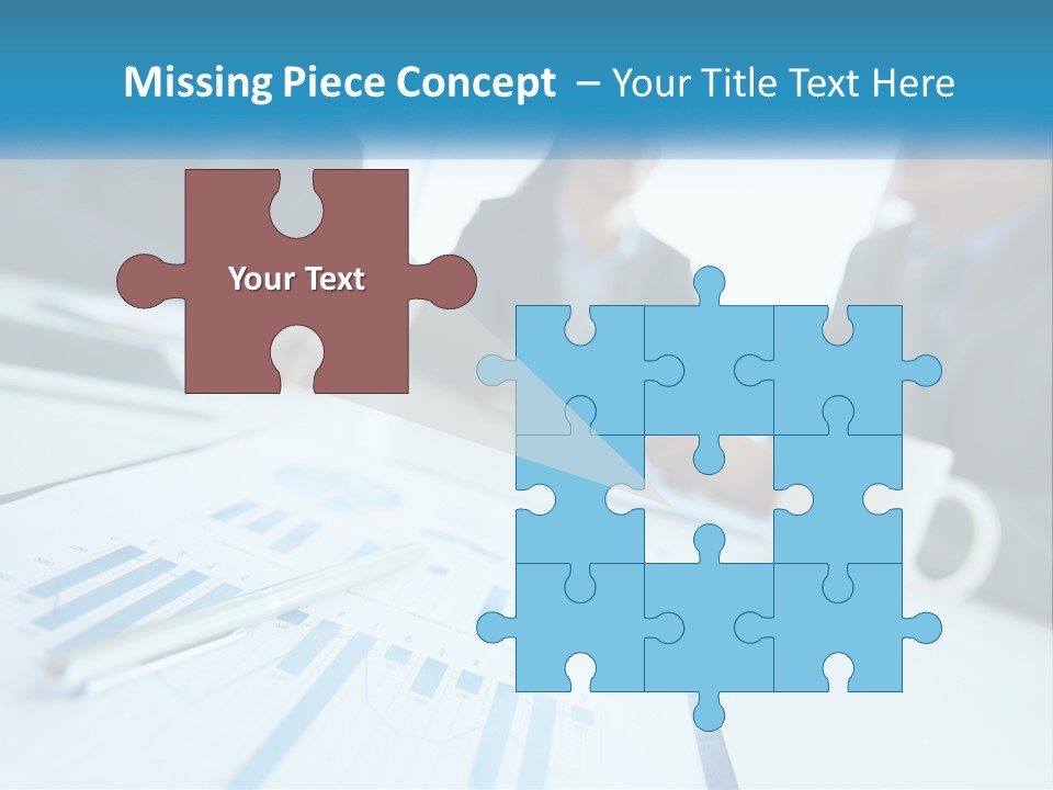 A Group Of Business People Sitting Around A Table PowerPoint Template