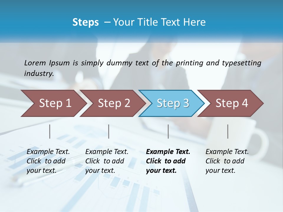 A Group Of Business People Sitting Around A Table PowerPoint Template