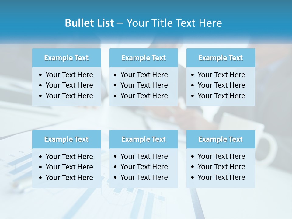 A Group Of Business People Sitting Around A Table PowerPoint Template