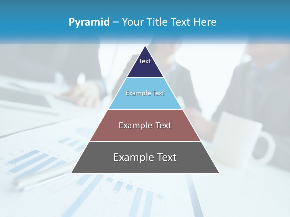 A Group Of Business People Sitting Around A Table PowerPoint Template