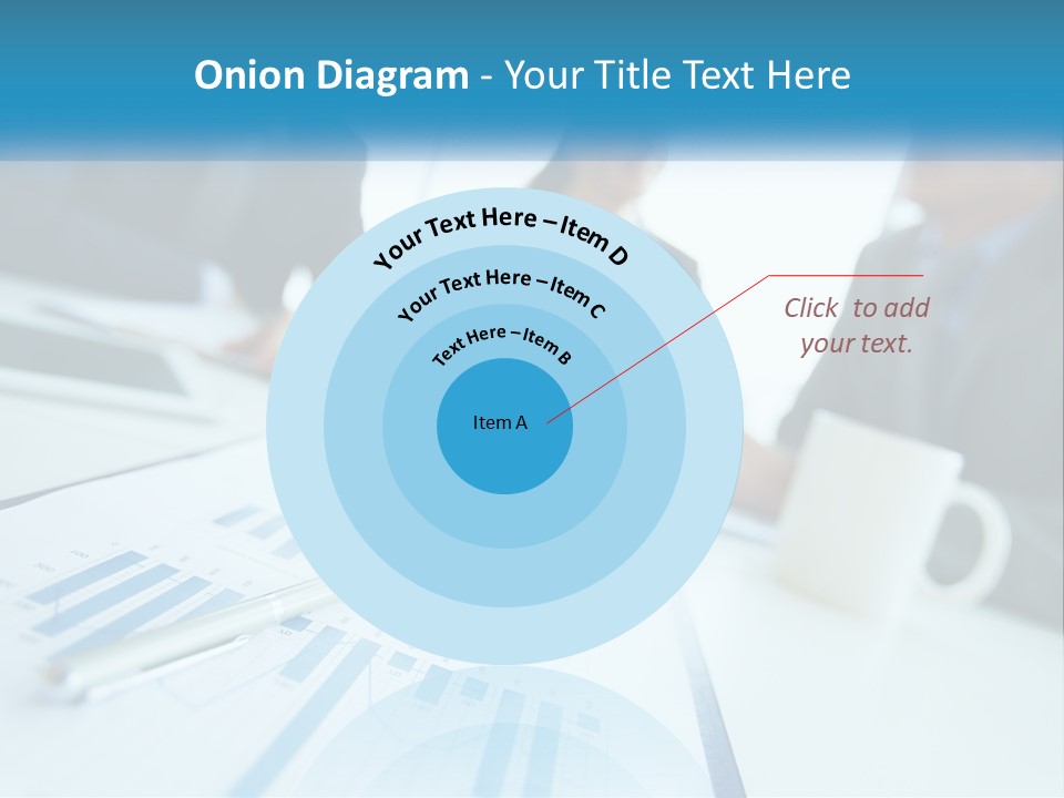 A Group Of Business People Sitting Around A Table PowerPoint Template