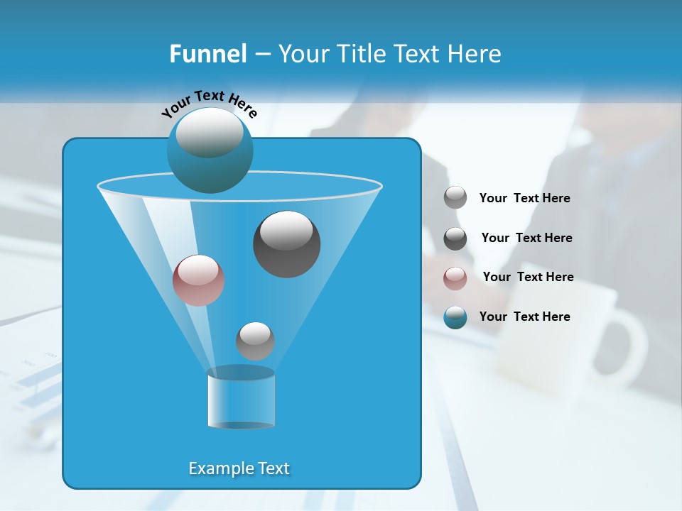 A Group Of Business People Sitting Around A Table PowerPoint Template