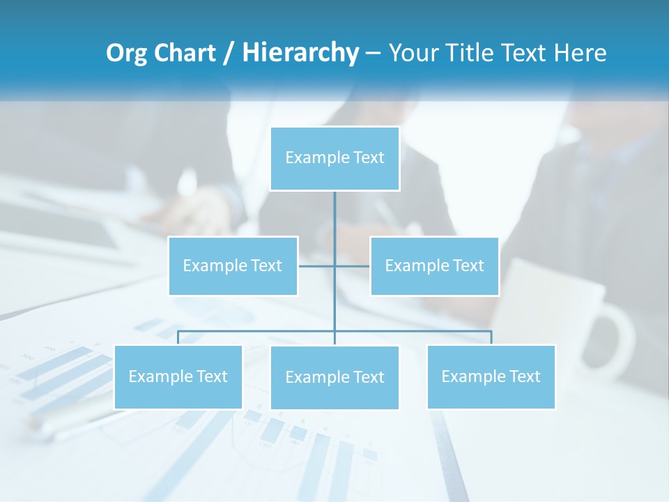 A Group Of Business People Sitting Around A Table PowerPoint Template