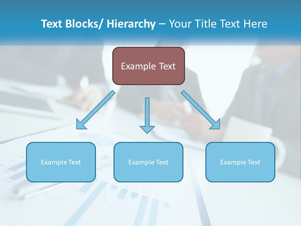 A Group Of Business People Sitting Around A Table PowerPoint Template