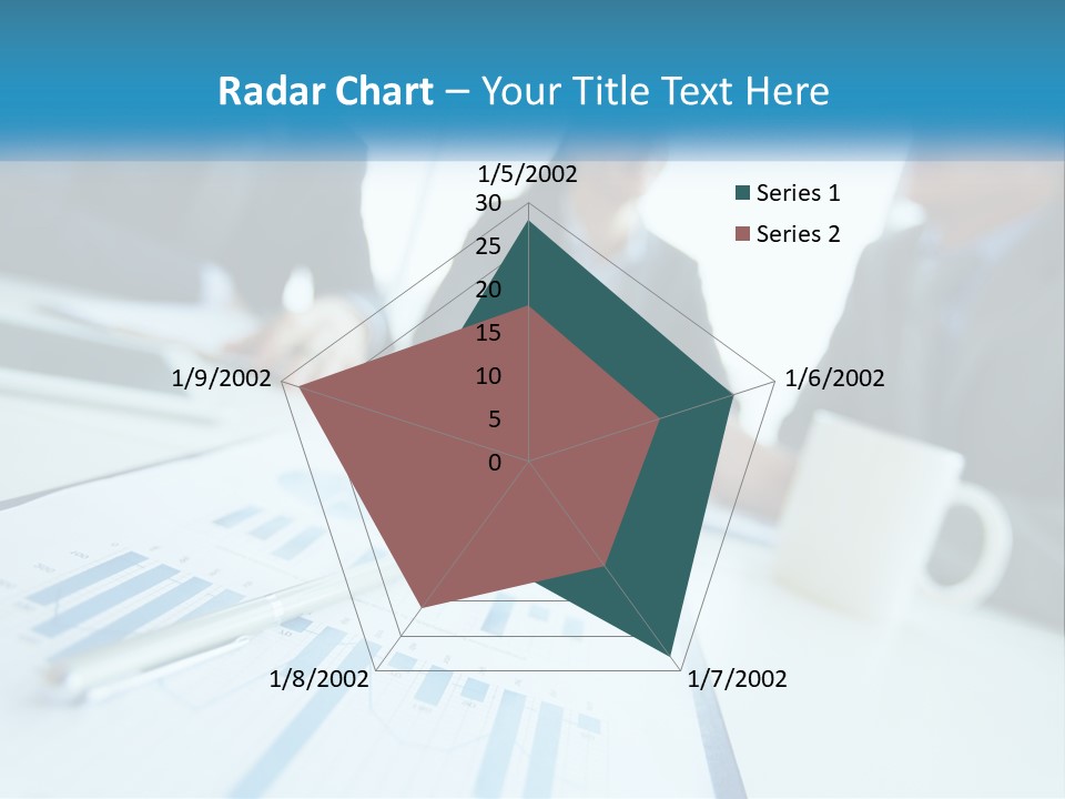 A Group Of Business People Sitting Around A Table PowerPoint Template
