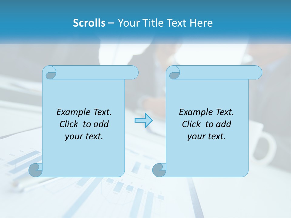 A Group Of Business People Sitting Around A Table PowerPoint Template