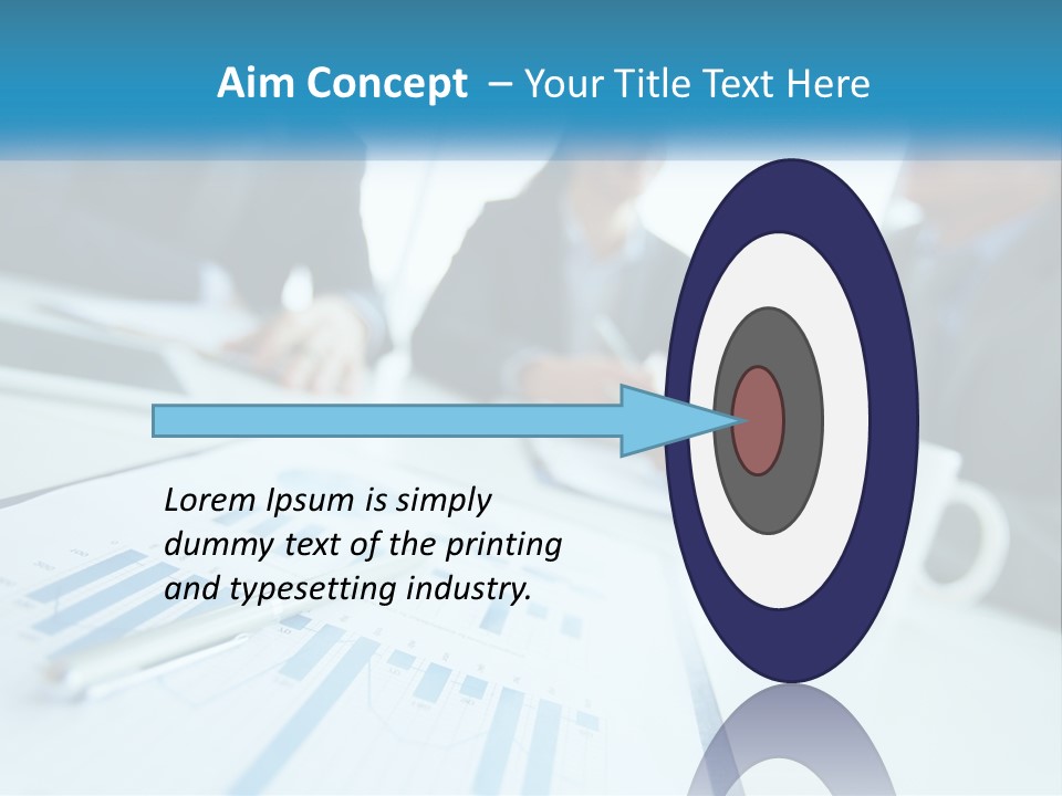 A Group Of Business People Sitting Around A Table PowerPoint Template