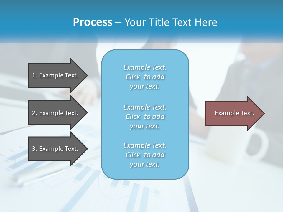 A Group Of Business People Sitting Around A Table PowerPoint Template