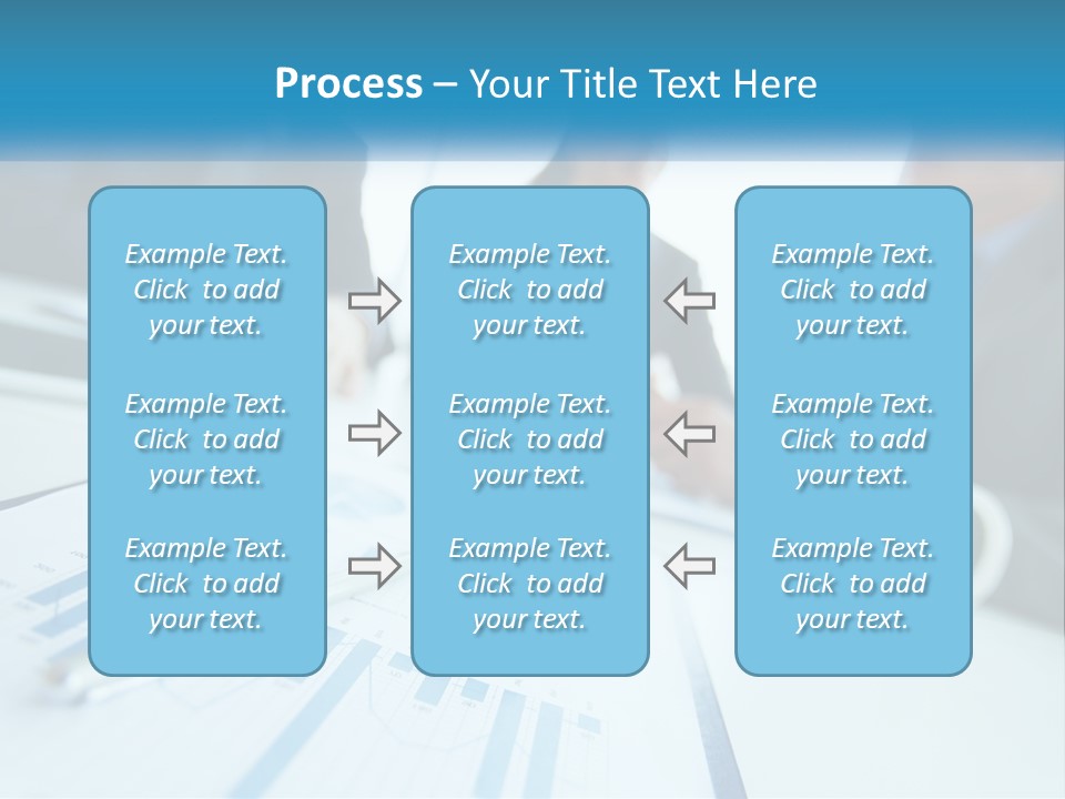 A Group Of Business People Sitting Around A Table PowerPoint Template