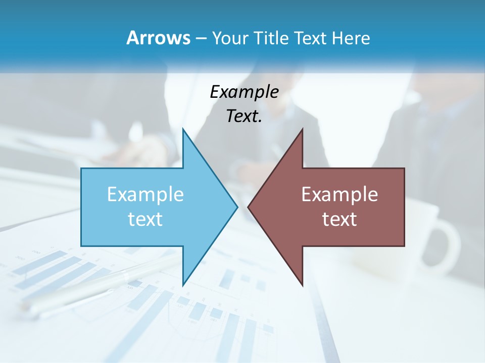 A Group Of Business People Sitting Around A Table PowerPoint Template
