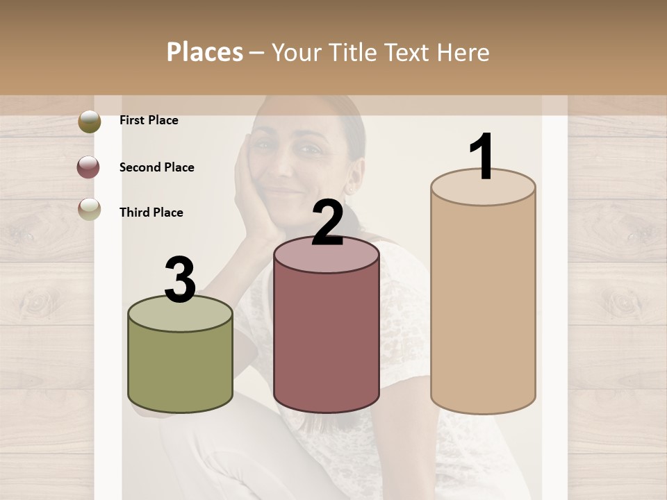 A Woman Sitting On The Floor With Her Hand On Her Face PowerPoint Template