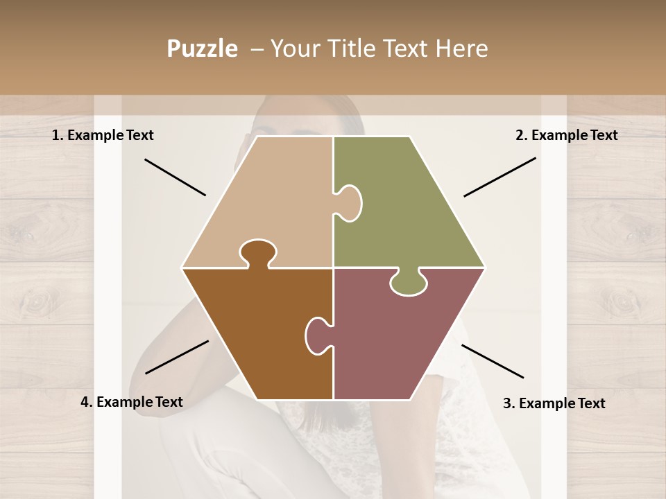 A Woman Sitting On The Floor With Her Hand On Her Face PowerPoint Template