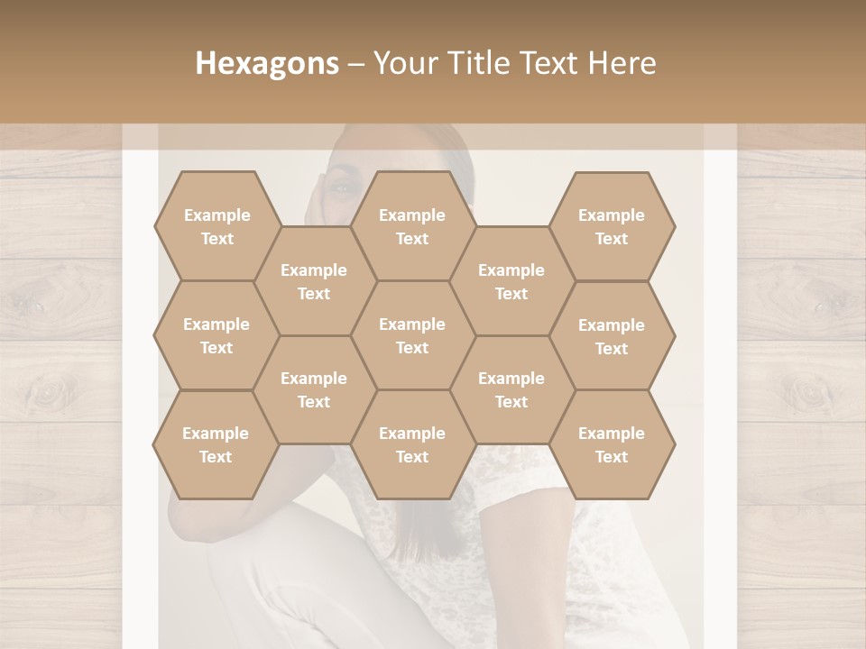 A Woman Sitting On The Floor With Her Hand On Her Face PowerPoint Template