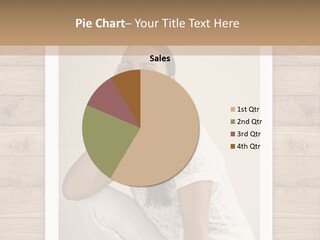 A Woman Sitting On The Floor With Her Hand On Her Face PowerPoint Template
